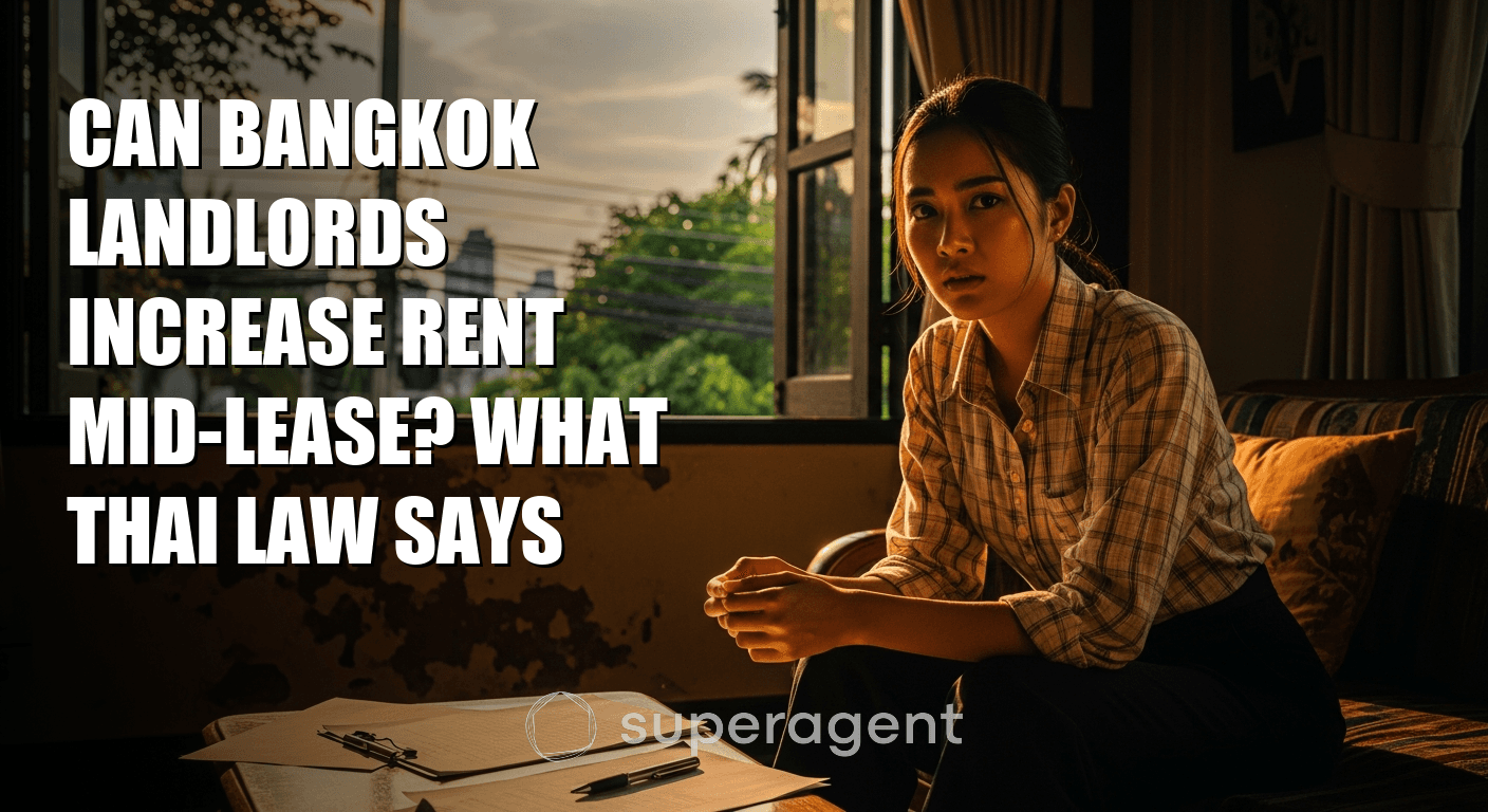 Can Bangkok Landlords Increase Rent Mid-Lease? What Thai Law Says