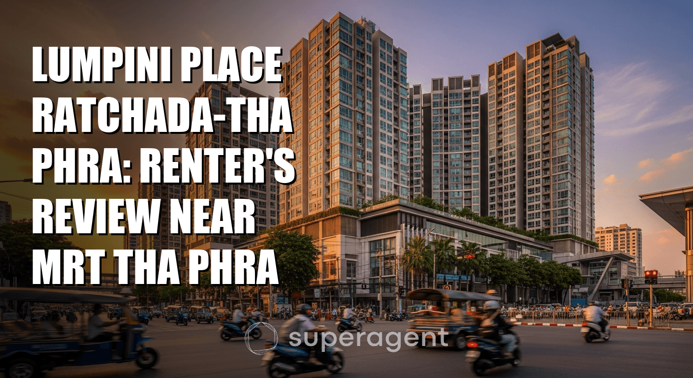Lumpini Place Ratchada-Tha Phra: Renter's Review Near MRT Tha Phra