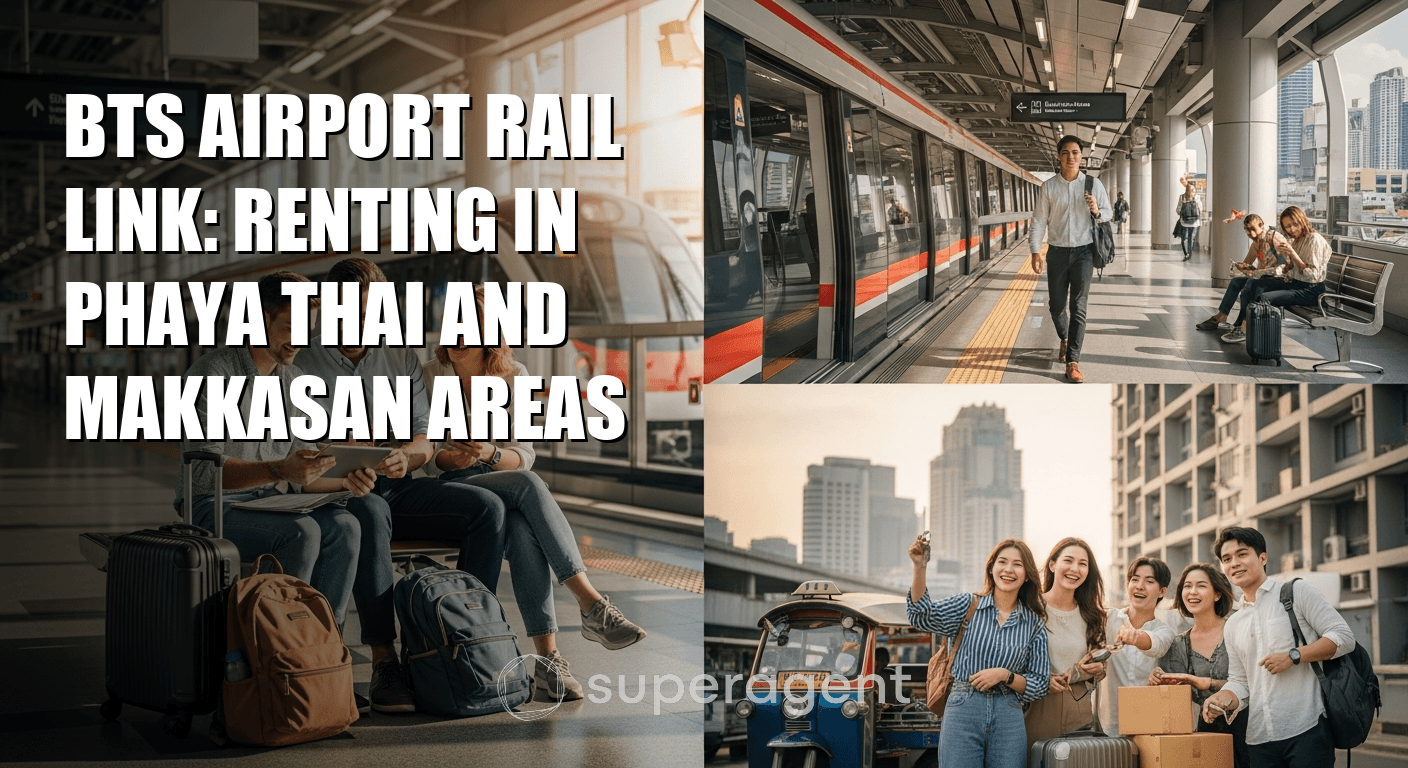 BTS Airport Rail Link: Renting in Phaya Thai and Makkasan Areas
