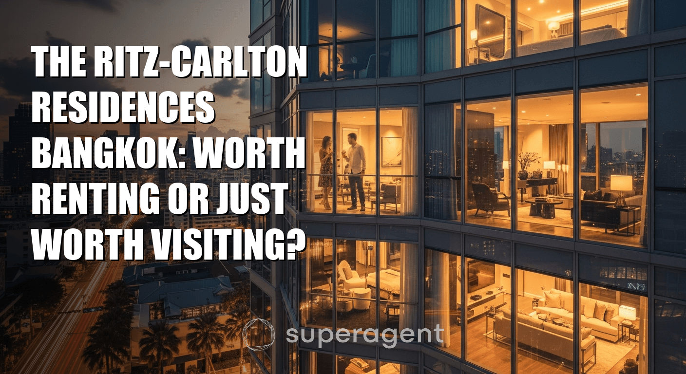 ที่พักเชื่อ Ritz-Carlton Residences Bangkok: คุ้มค่าที่จะเช่าหรือเพียงแค่ไปเยี่ยมชม?