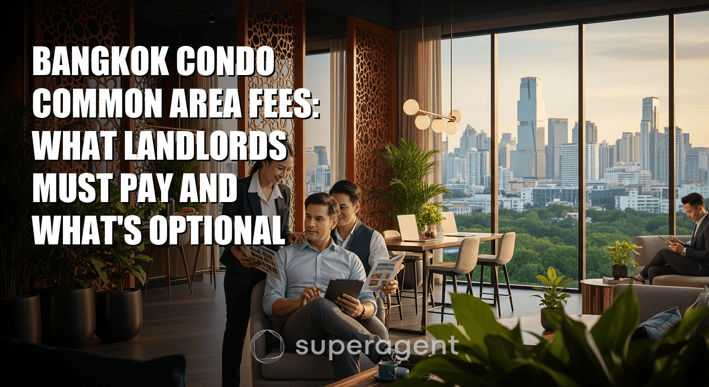 Bangkok Condo Common Area Fees: What Landlords Must Pay and What's Optional