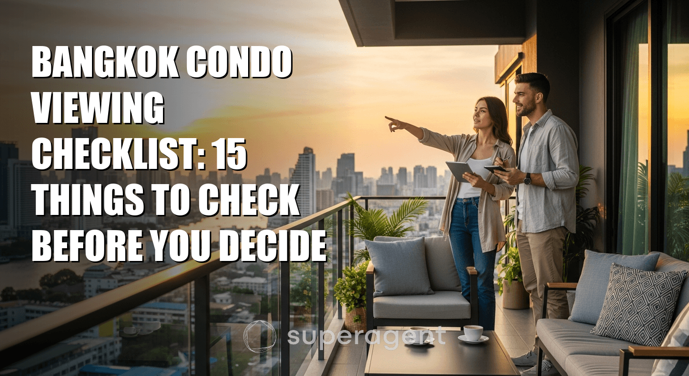 Bangkok Condo Viewing Checklist: 15 Things to Check Before You Decide