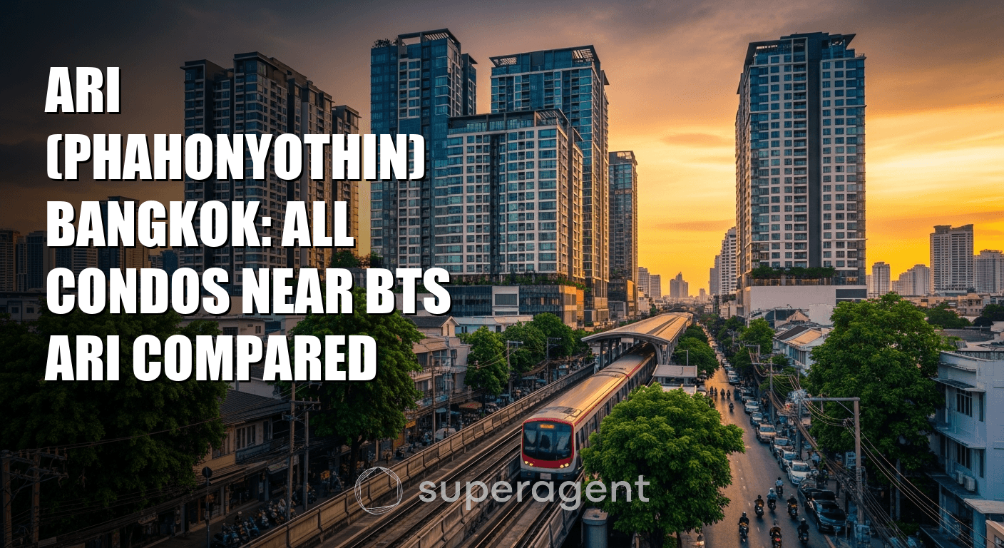 อารี (พหลโยธิน) กรุงเทพ: เปรียบเทียบคอนโดทั้งหมดใกล้ BTS อารี