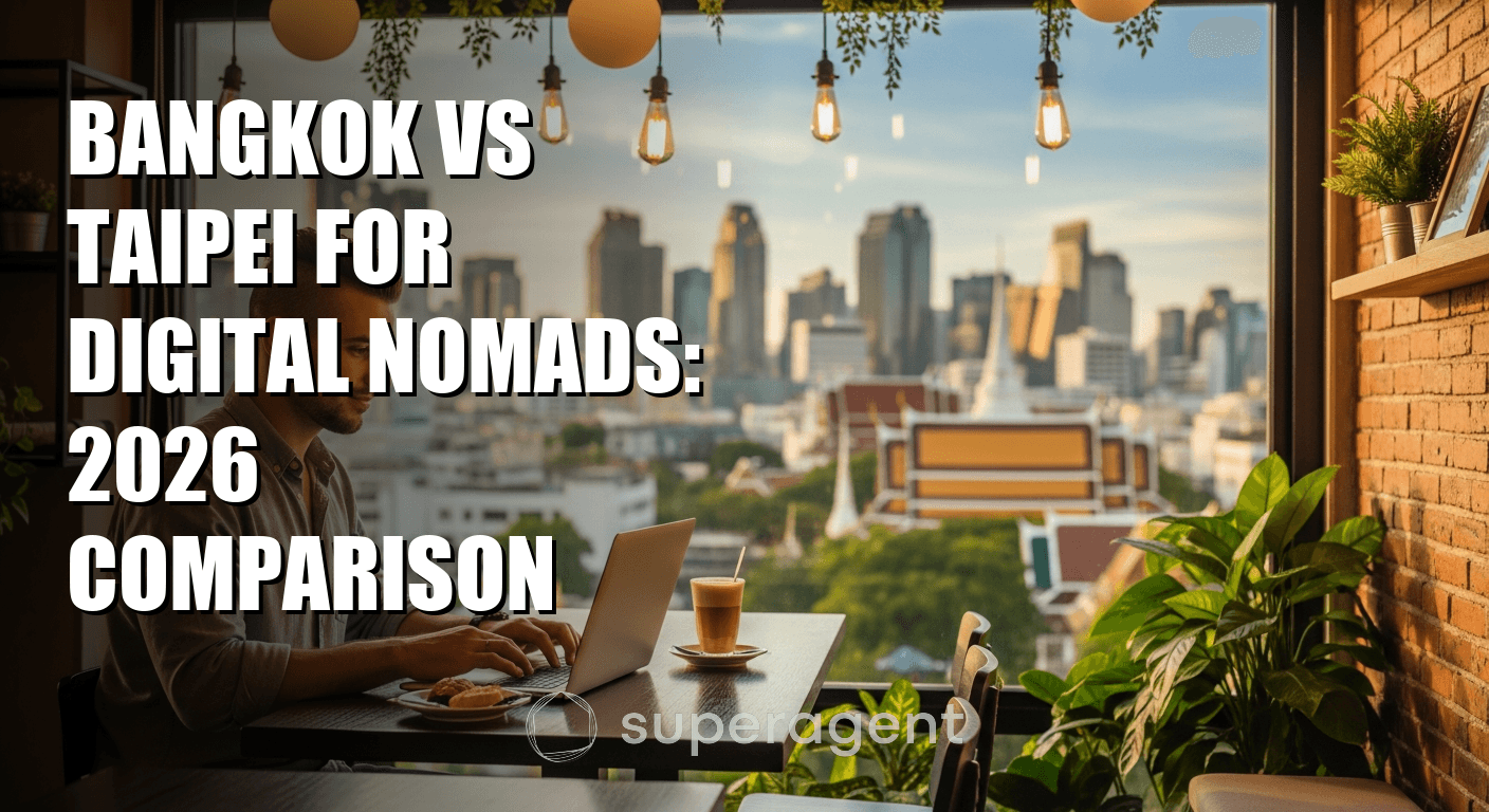 Bangkok vs Taipei for Digital Nomads: 2026 Comparison