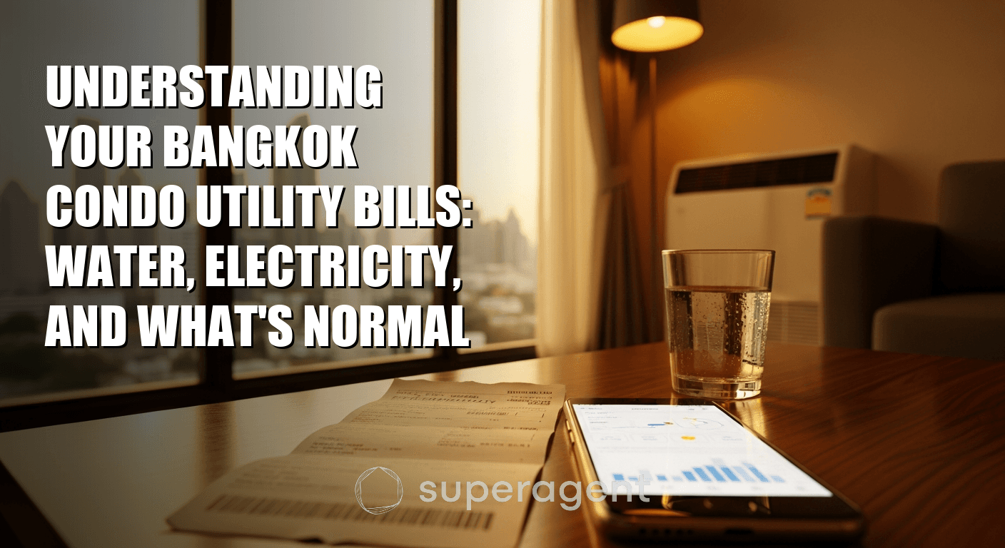 Understanding Your Bangkok Condo Utility Bills: Water, Electricity, and What's Normal