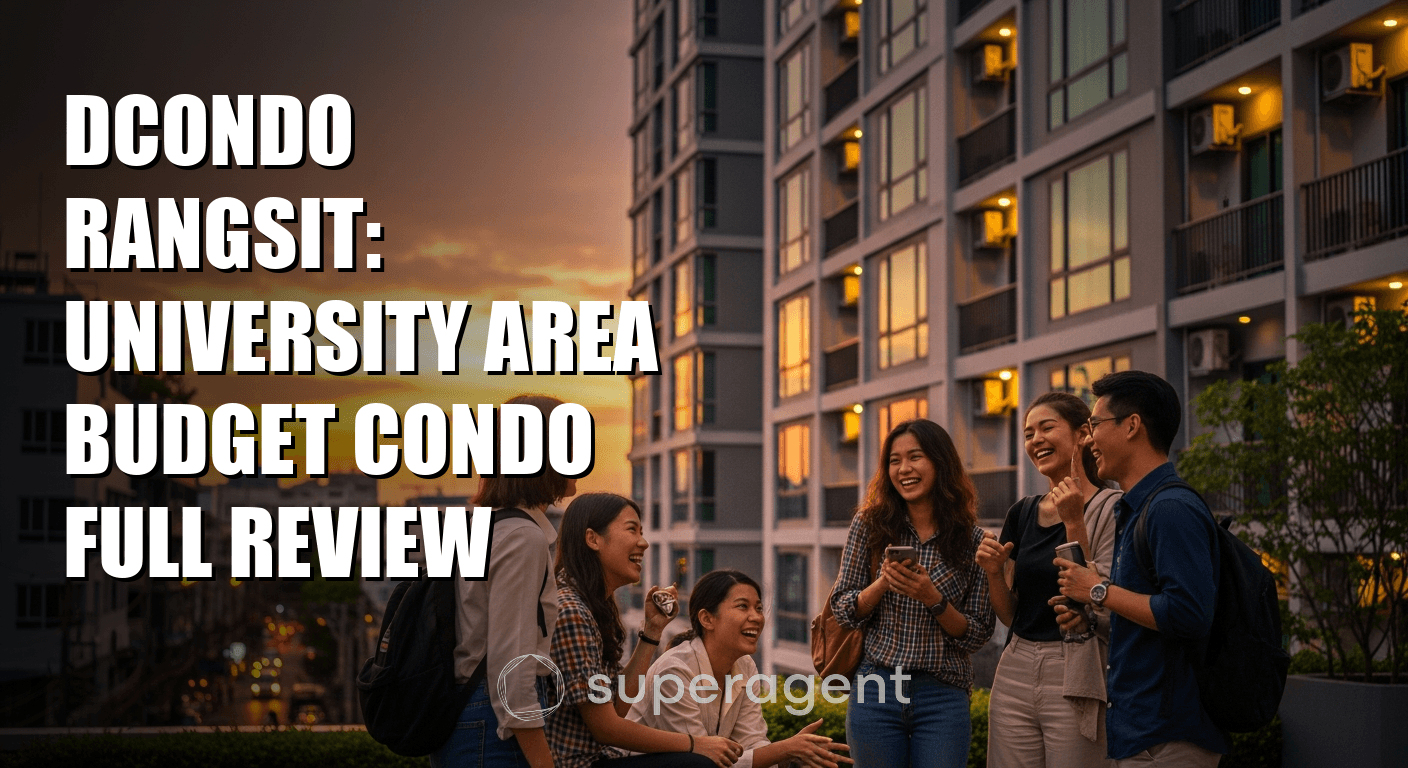 dCondo Rangsit: University Area Budget Condo Full Review