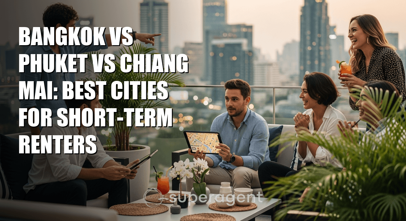 กรุงเทพ vs ภูเก็ต vs เชียงใหม่: เมืองไหนดีที่สุดสำหรับการเช่าระยะสั้น