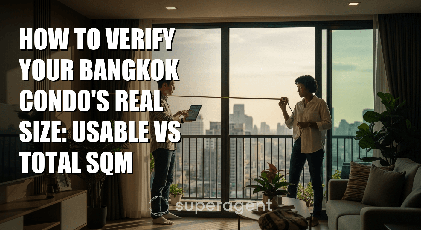How to Verify Your Bangkok Condo's Real Size: Usable vs Total SQM
