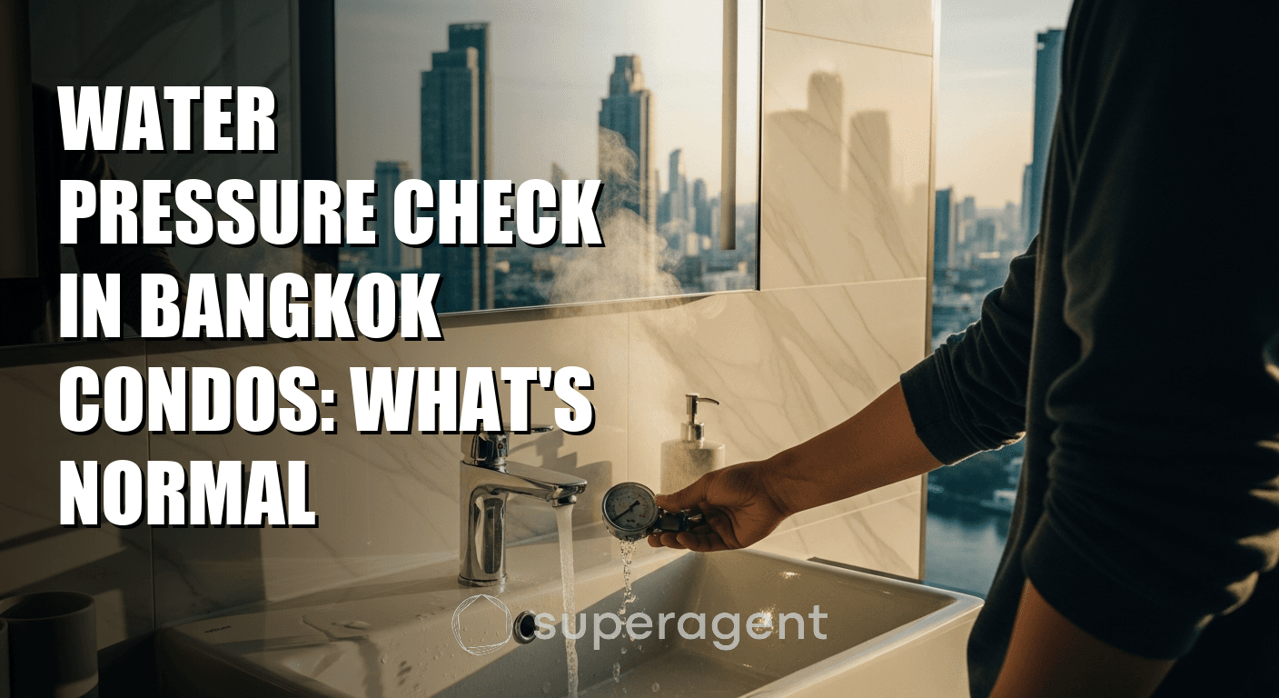 Water Pressure Check in Bangkok Condos: What's Normal