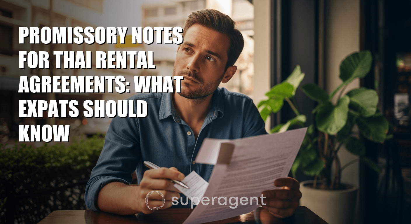 Promissory Notes for Thai Rental Agreements: What Expats Should Know