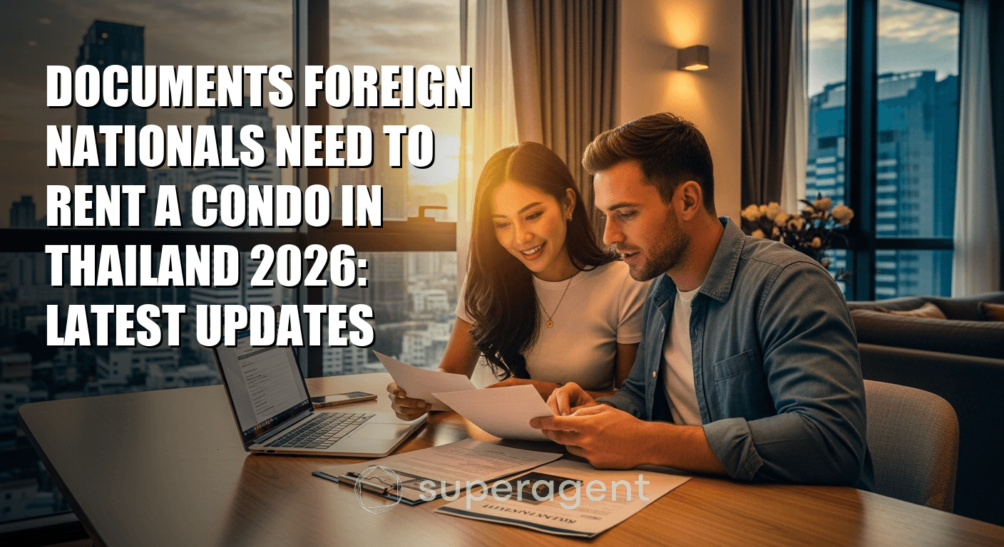 เอกสารที่ชาวต่างชาติต้องใช้เช่าคอนโดในไทยปี 2026: อัปเดตล่าสุด