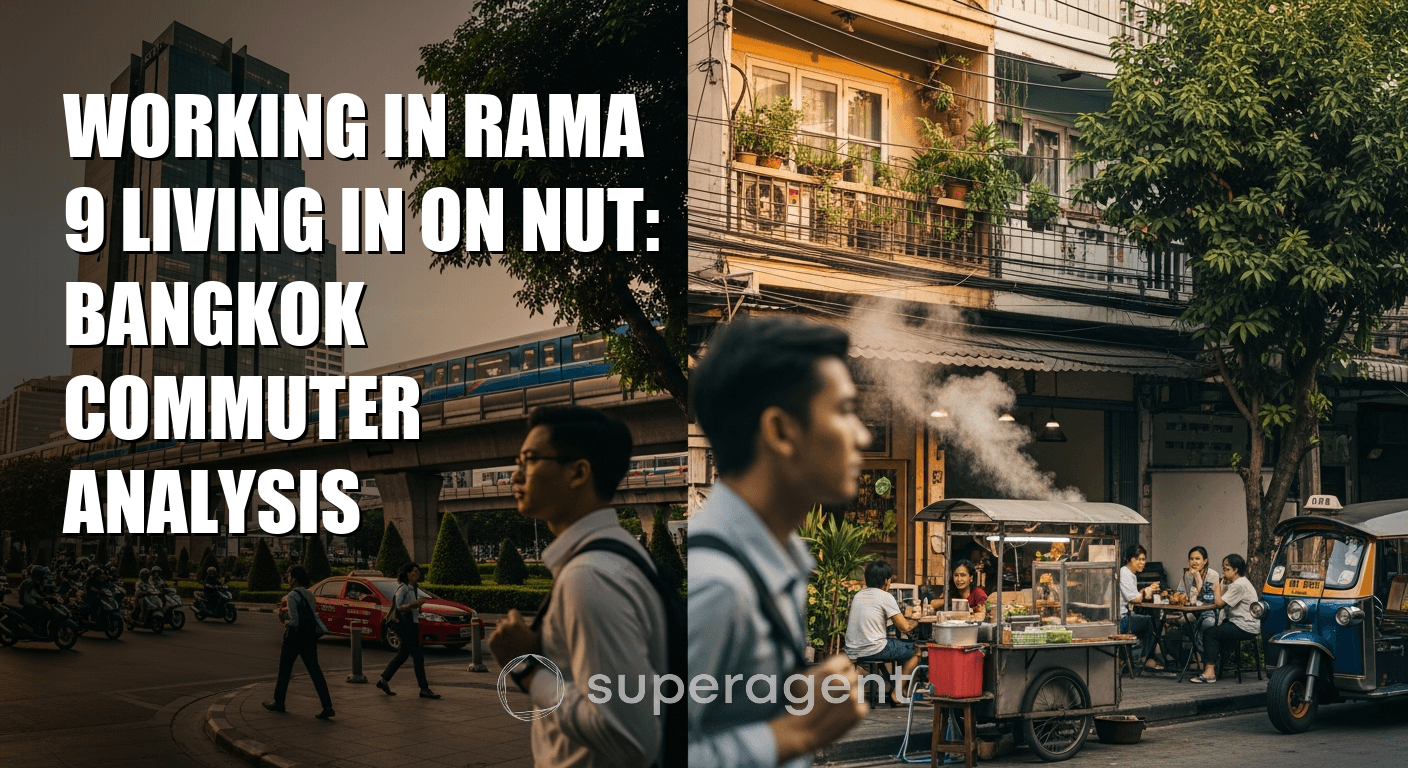Working in Rama 9 Living in On Nut: Bangkok Commuter Analysis