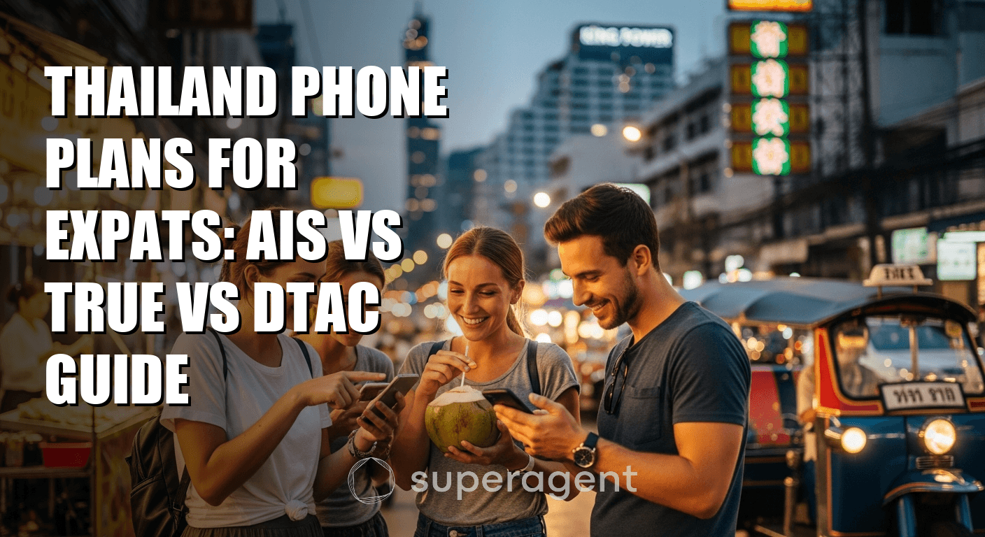 แผนโทรศัพท์ไทยสำหรับชาวต่างชาติ: คู่มือเปรียบเทียบ AIS vs True vs DTAC