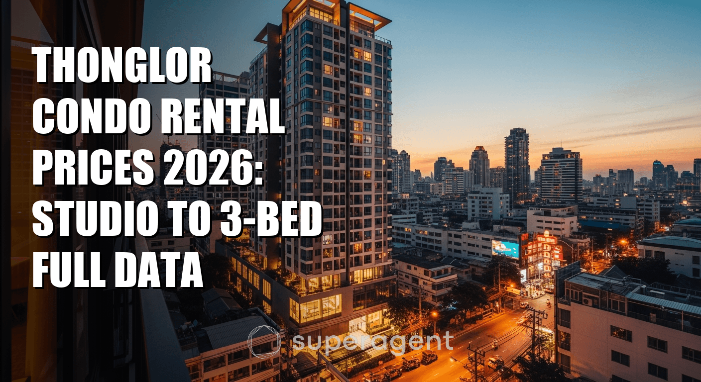 Thonglor Condo Rental Prices 2026: Studio to 3-Bed Full Data