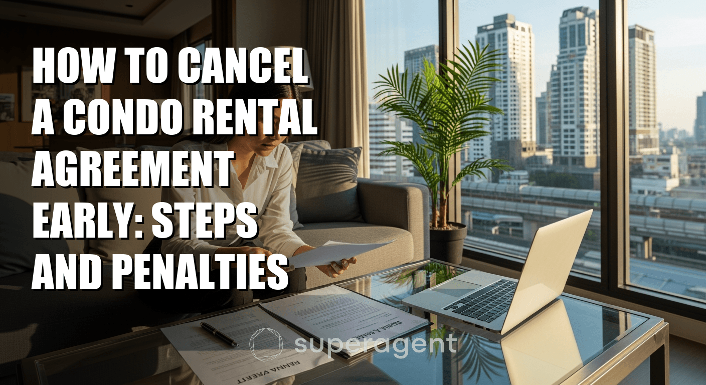 How to Cancel a Condo Rental Agreement Early: Steps and Penalties