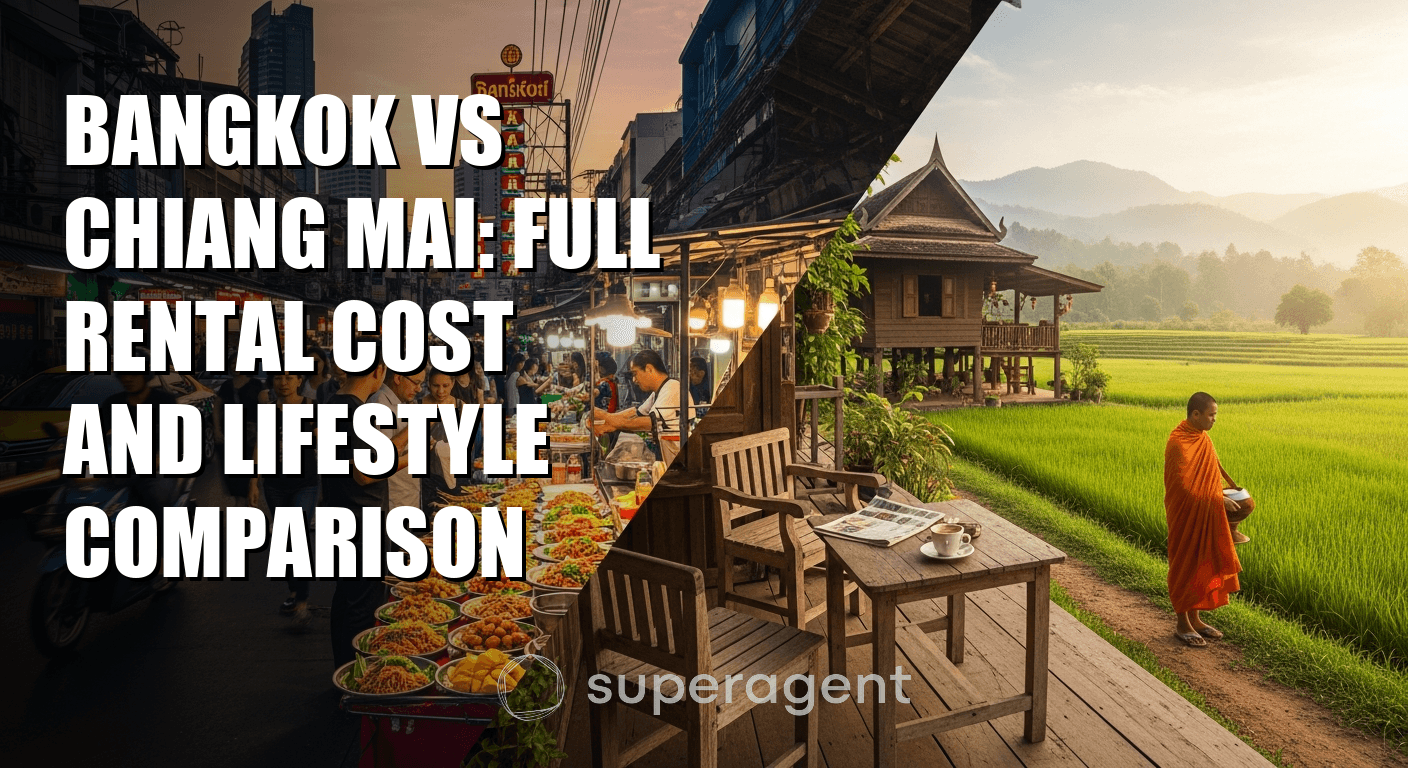 เปรียบเทียบกรุงเทพฯ vs เชียงใหม่: ค่าเช่าแบบเต็มและการเปรียบเทียบวิถีชีวิต