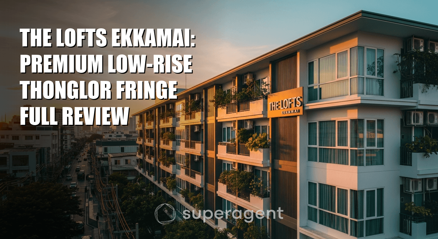 The Lofts Ekkamai: ทาวน์โฮมลอฟต์หรูบนขอบธongลอร์ บทวิจารณ์ฉบับสมบูรณ์