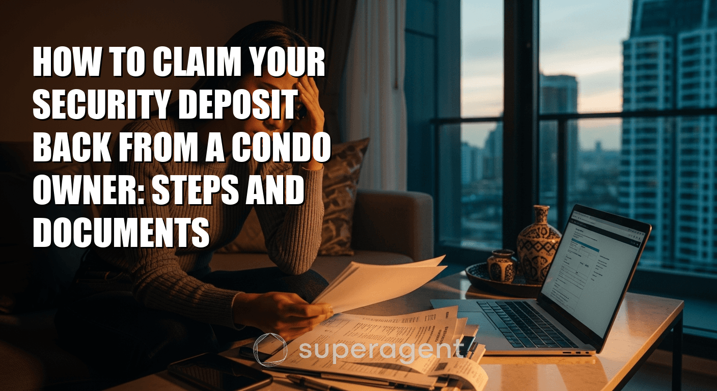 How to Claim Your Security Deposit Back from a Condo Owner: Steps and Documents