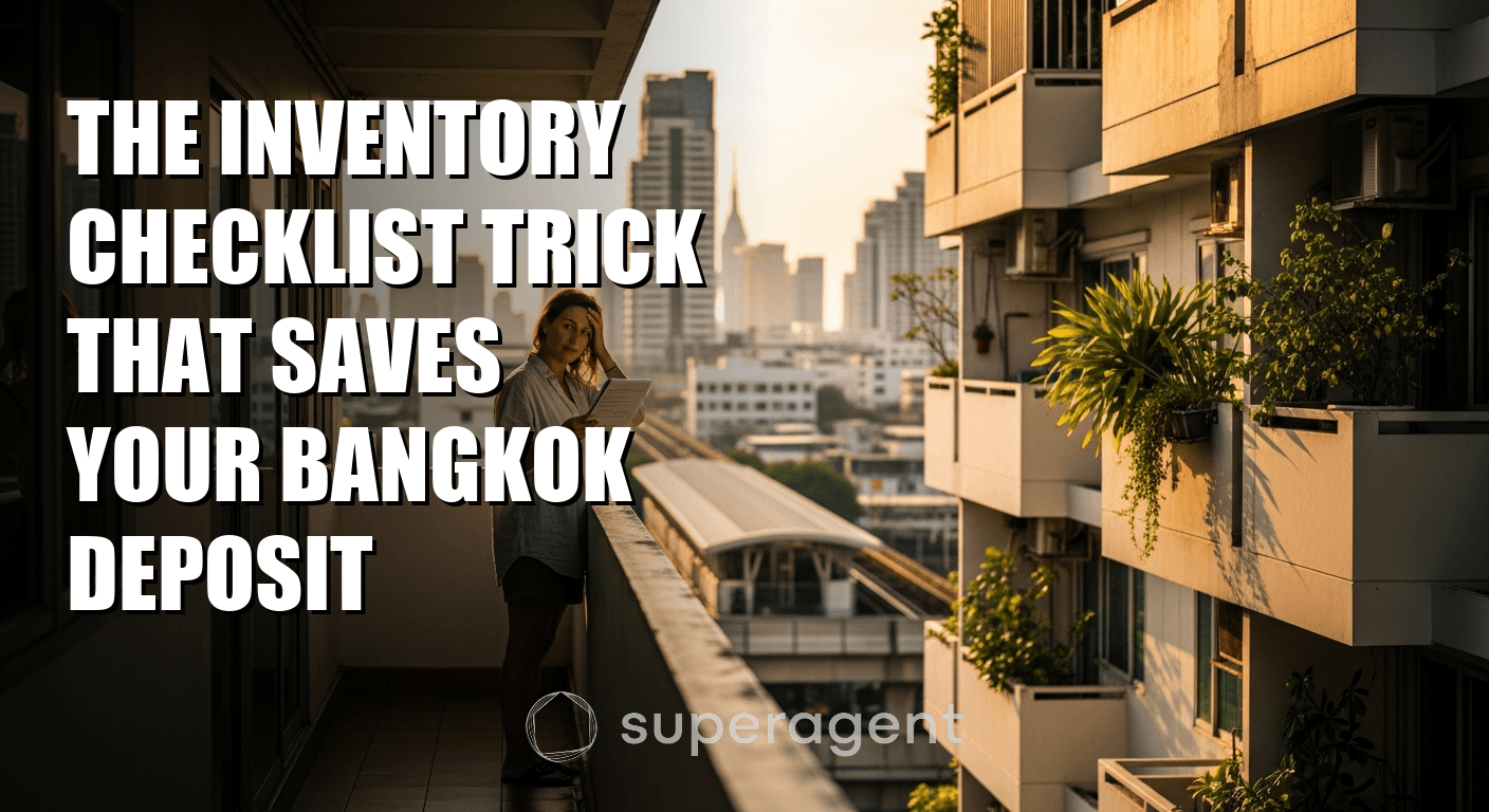 The Inventory Checklist Trick That Saves Your Bangkok Deposit
