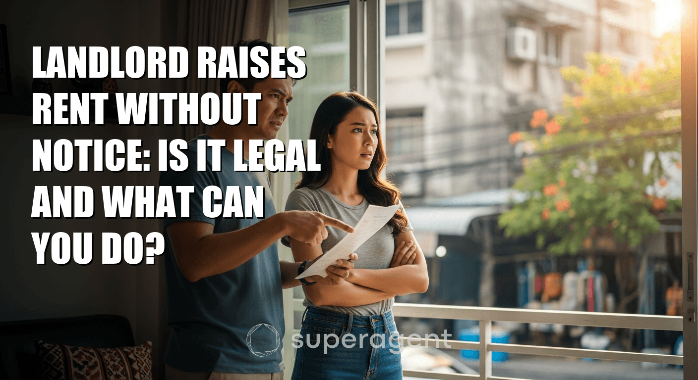 Landlord Raises Rent Without Notice: Is It Legal and What Can You Do?