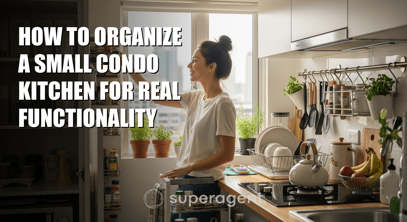 How to Organize a Small Condo Kitchen for Real Functionality