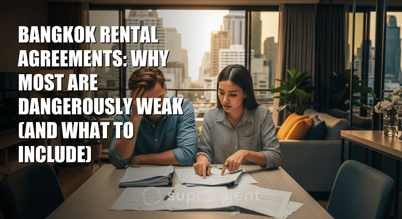 สัญญาเช่าในกรุงเทพฯ: ทำไมส่วนใหญ่ถึงอ่อนแอจนน่าเป็นห่วง (และควรระบุอะไรบ้าง)