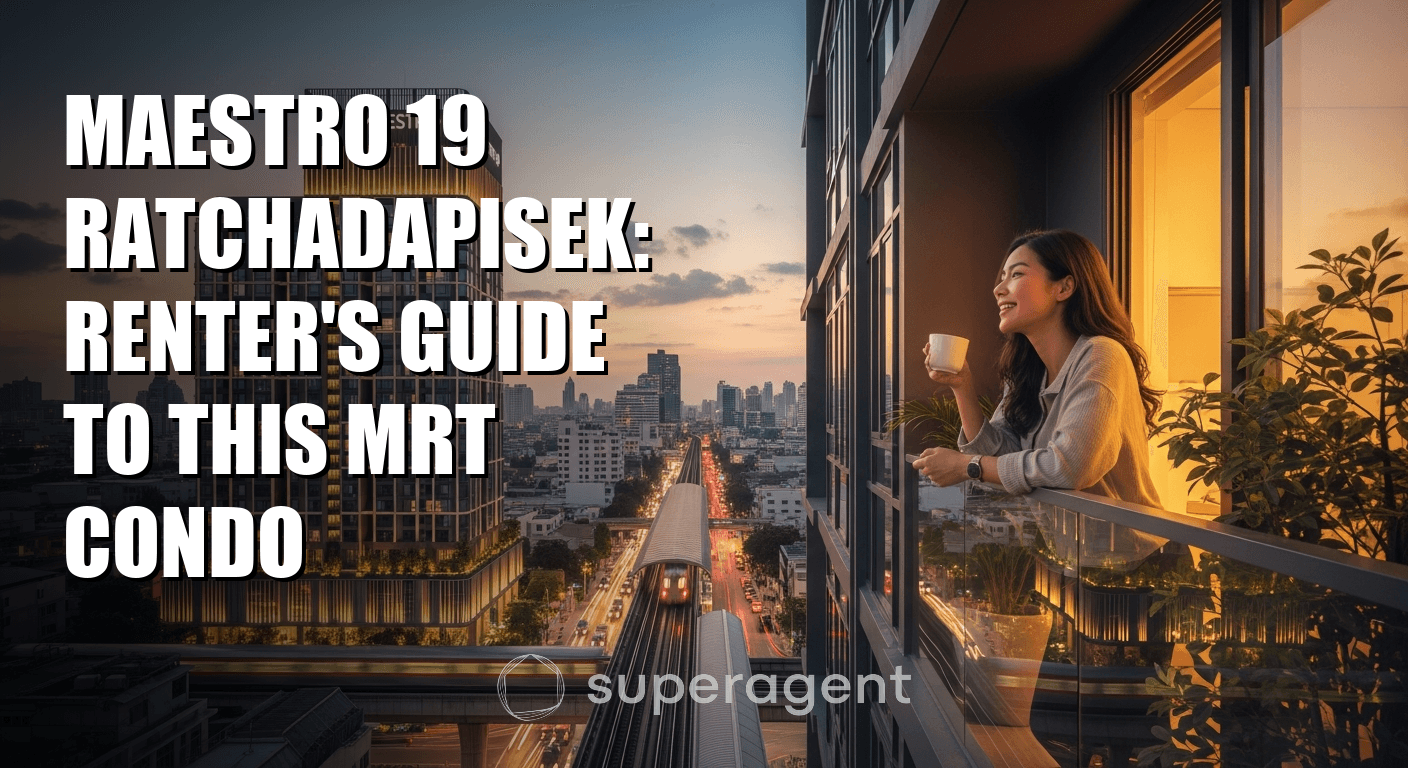 Maestro 19 Ratchadapisek: Renter's Guide to This MRT Condo